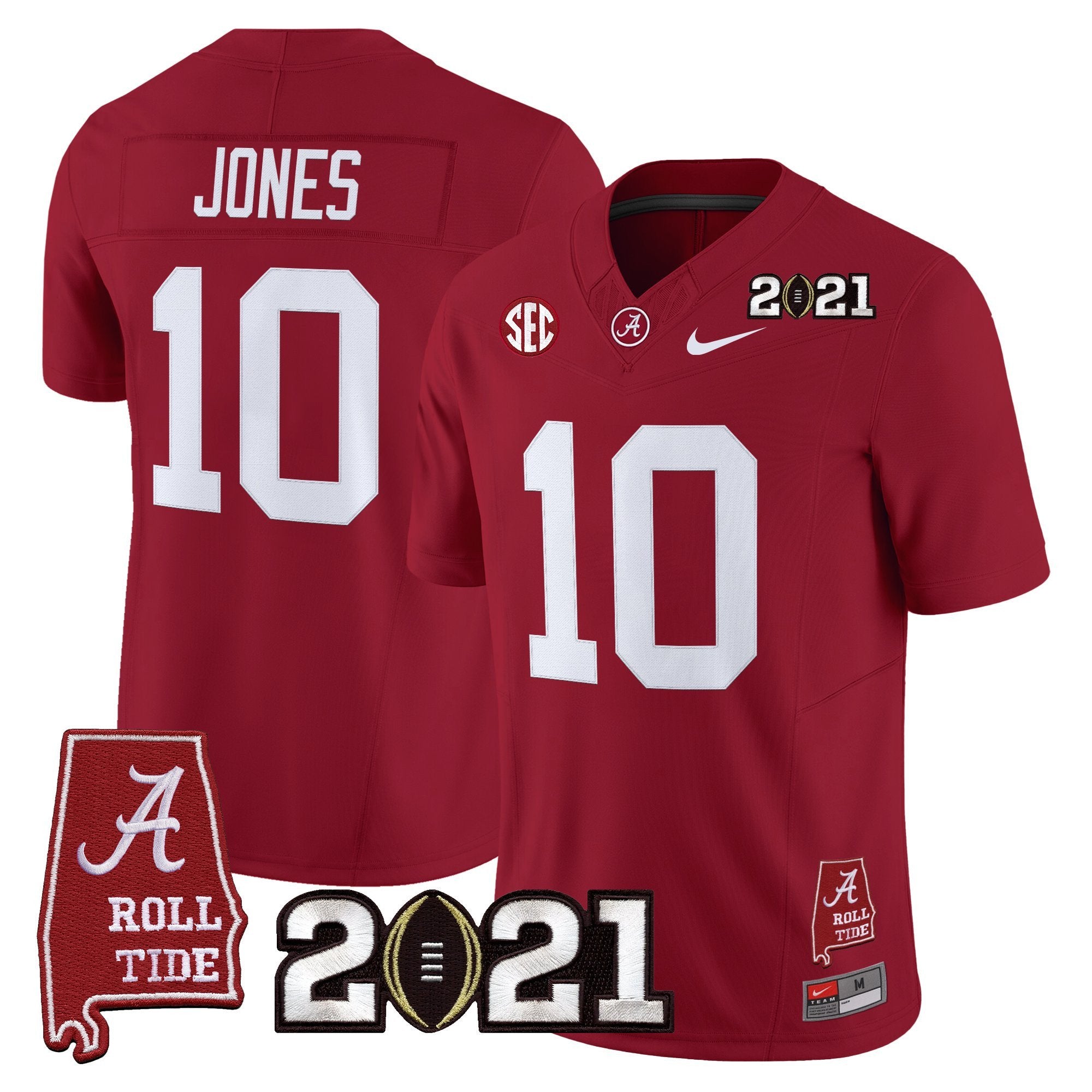 ACT '2021 CFP National Championship' Vapor Limited Jersey - Alabama Map