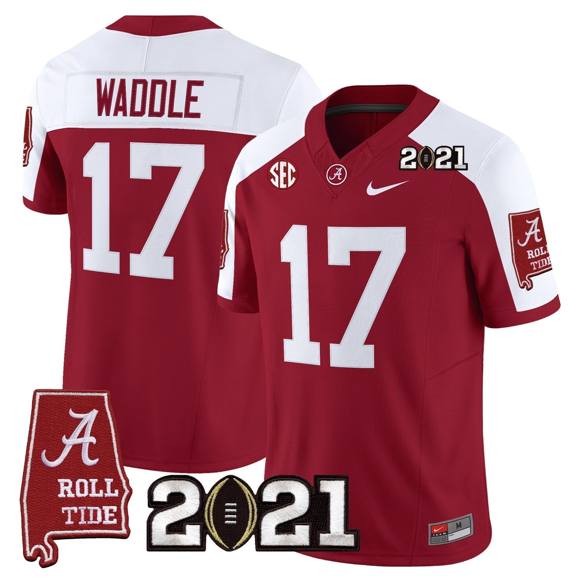 ACT '2021 CFP National Championship' Vapor Limited Jersey - Alabama Map