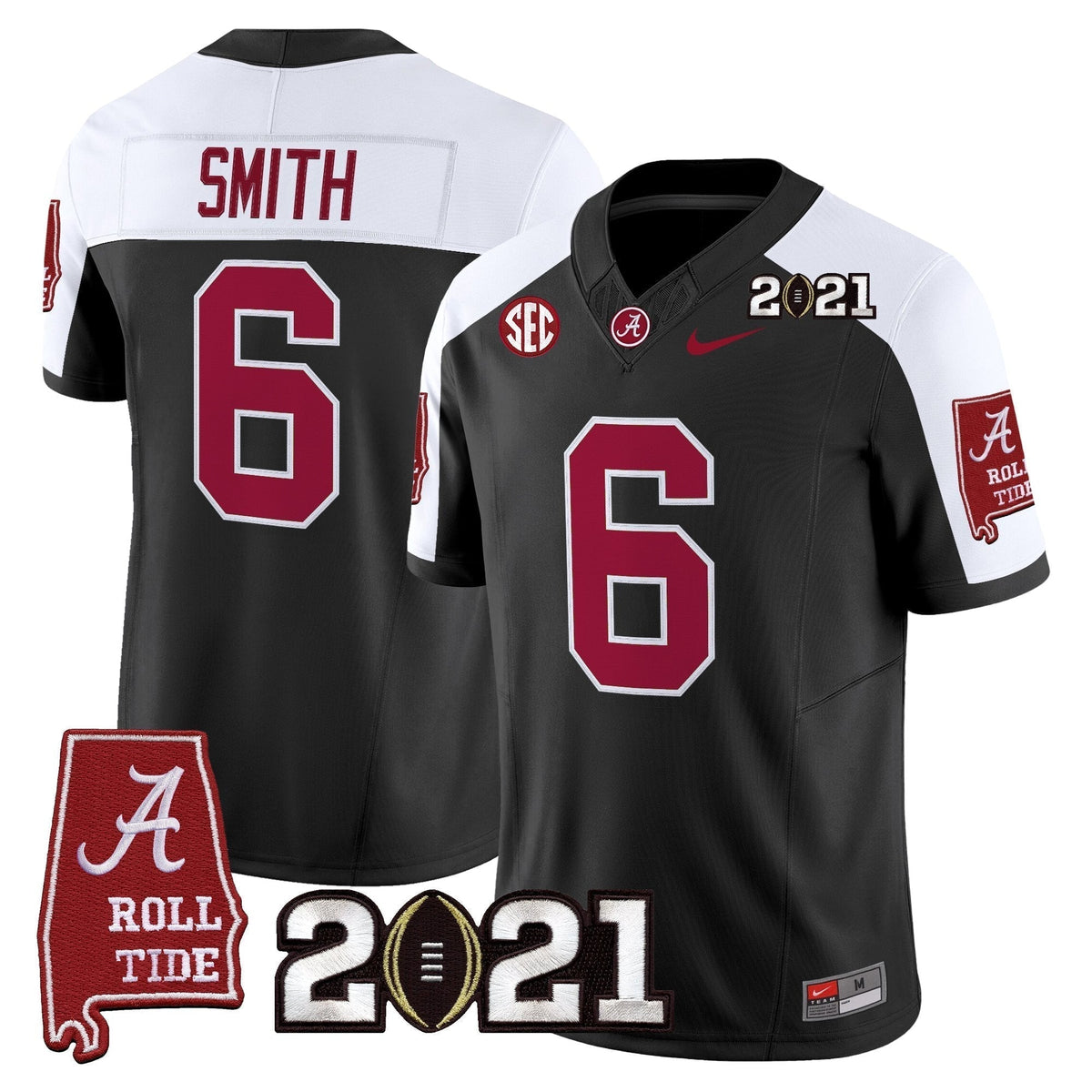 ACT '2021 CFP National Championship' Vapor Limited Jersey - Alabama Map