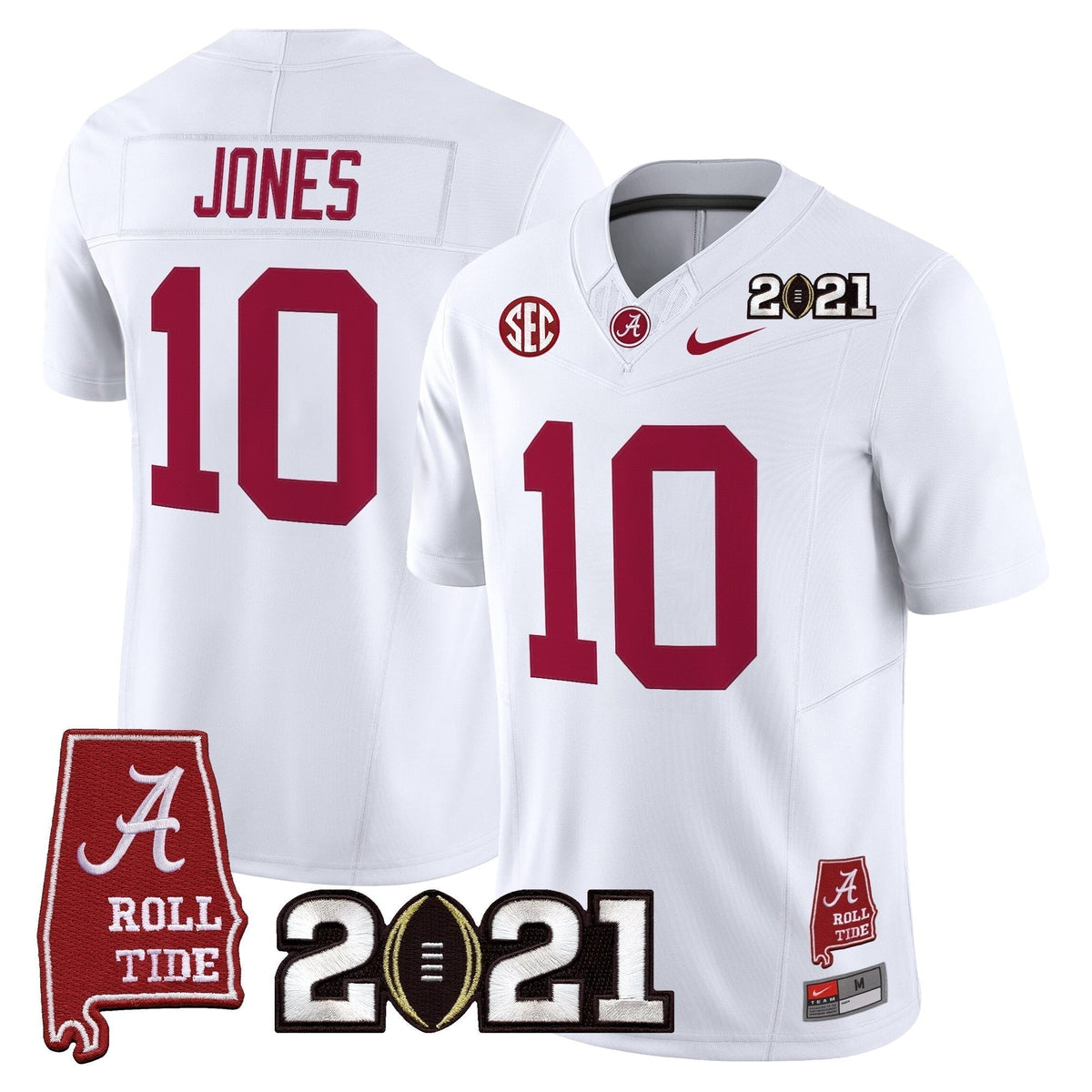 ACT '2021 CFP National Championship' Vapor Limited Jersey - Alabama Map