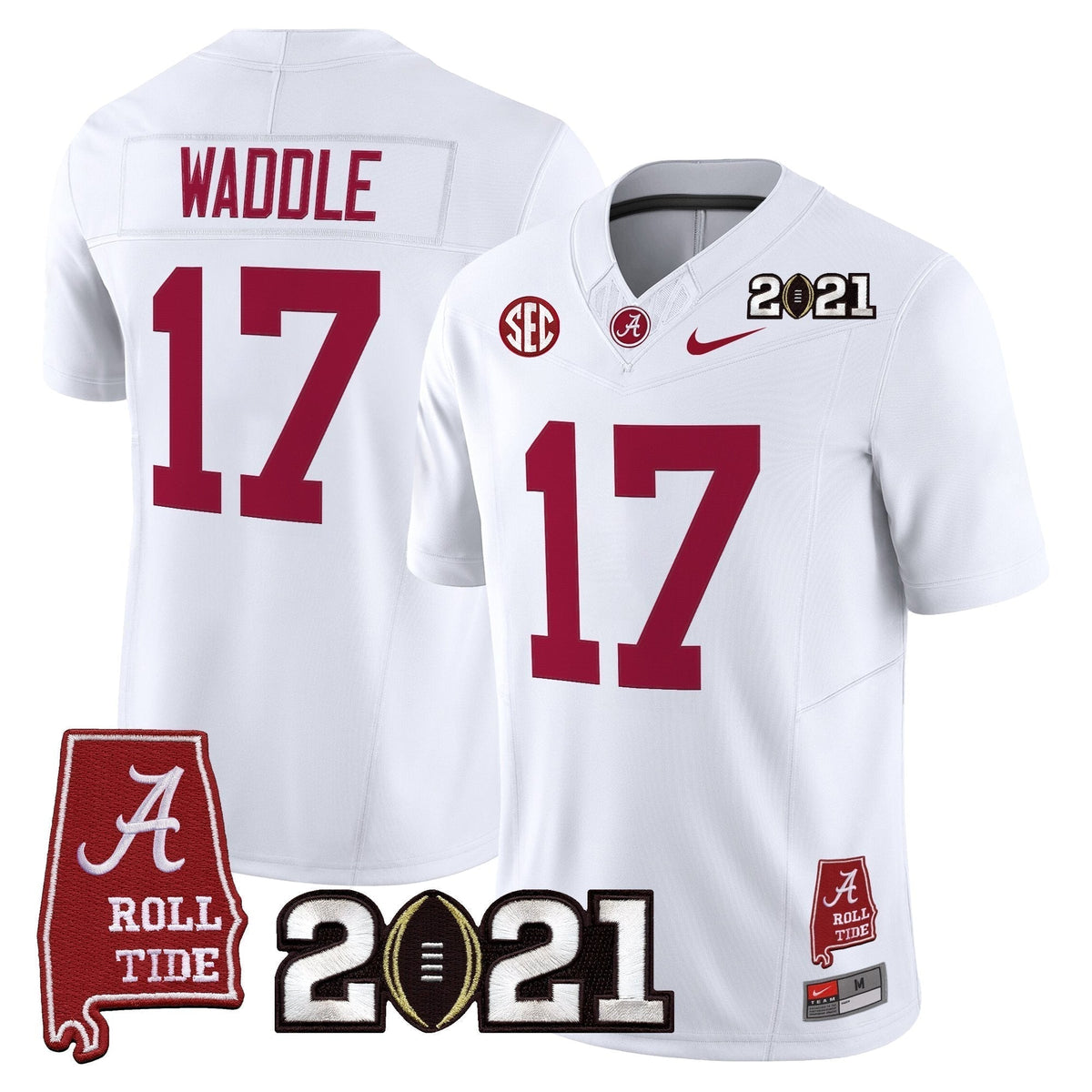 ACT '2021 CFP National Championship' Vapor Limited Jersey - Alabama Map
