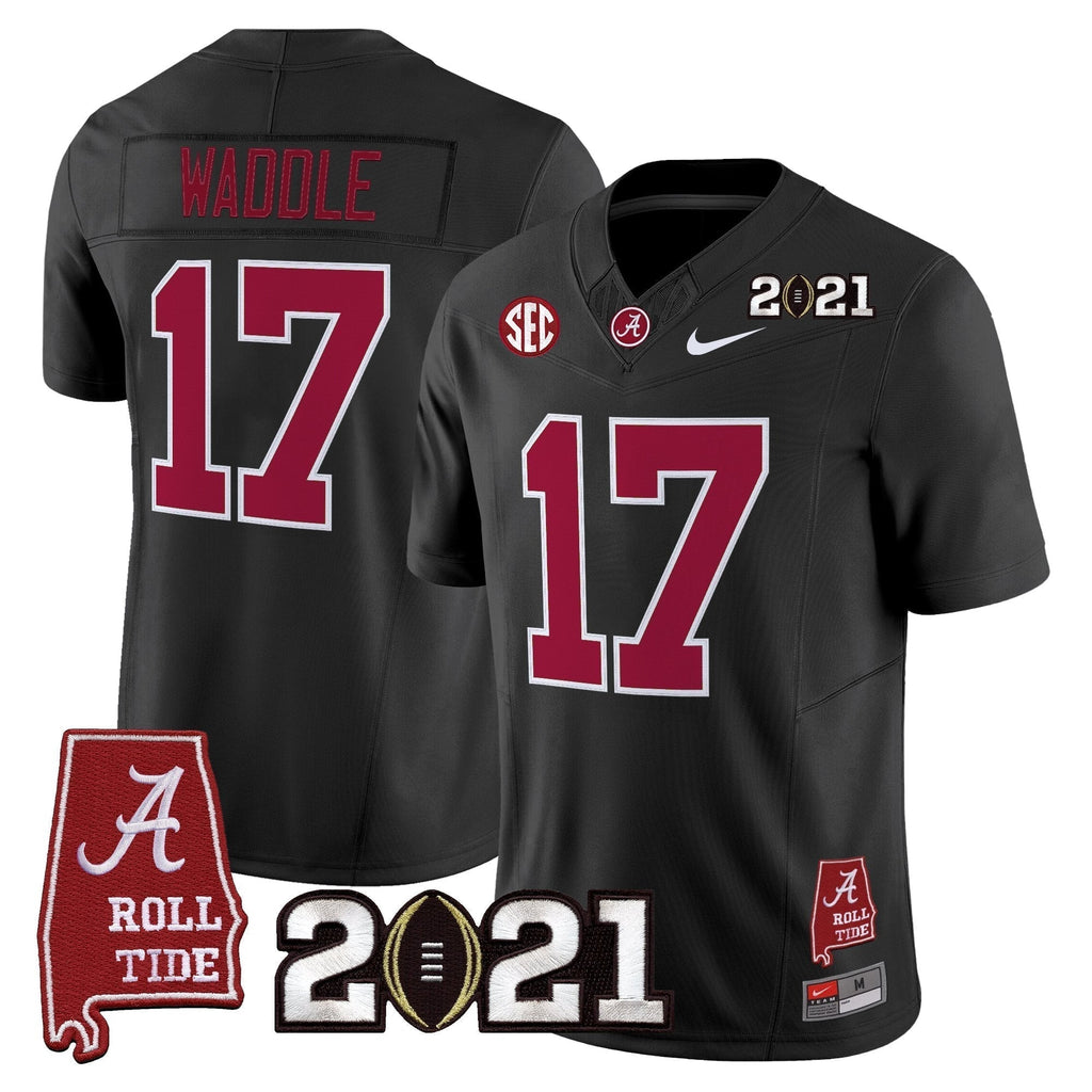 ACT '2021 CFP National Championship' Vapor Limited Jersey - Alabama Map