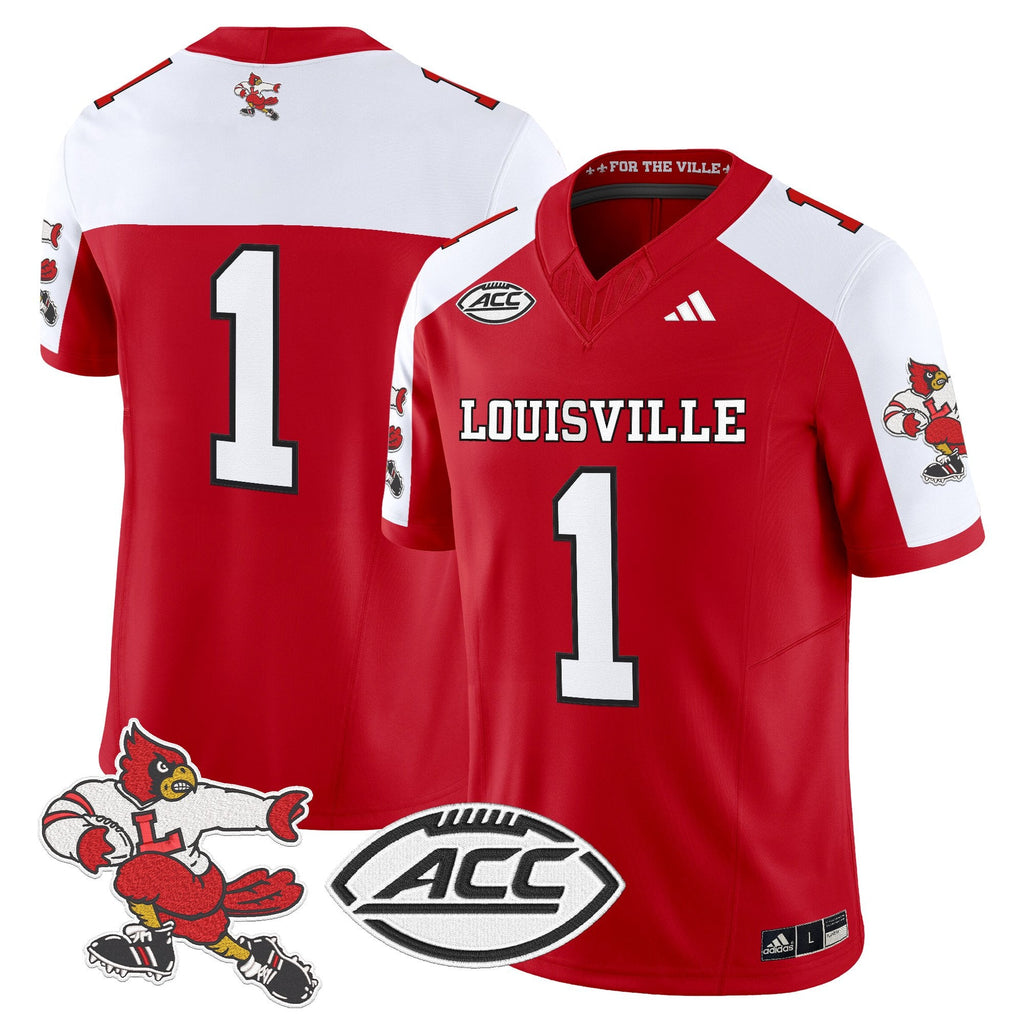 Men's Louisville Cardinals '1980s Throwback' Vapor Limited Jersey - All Stitched