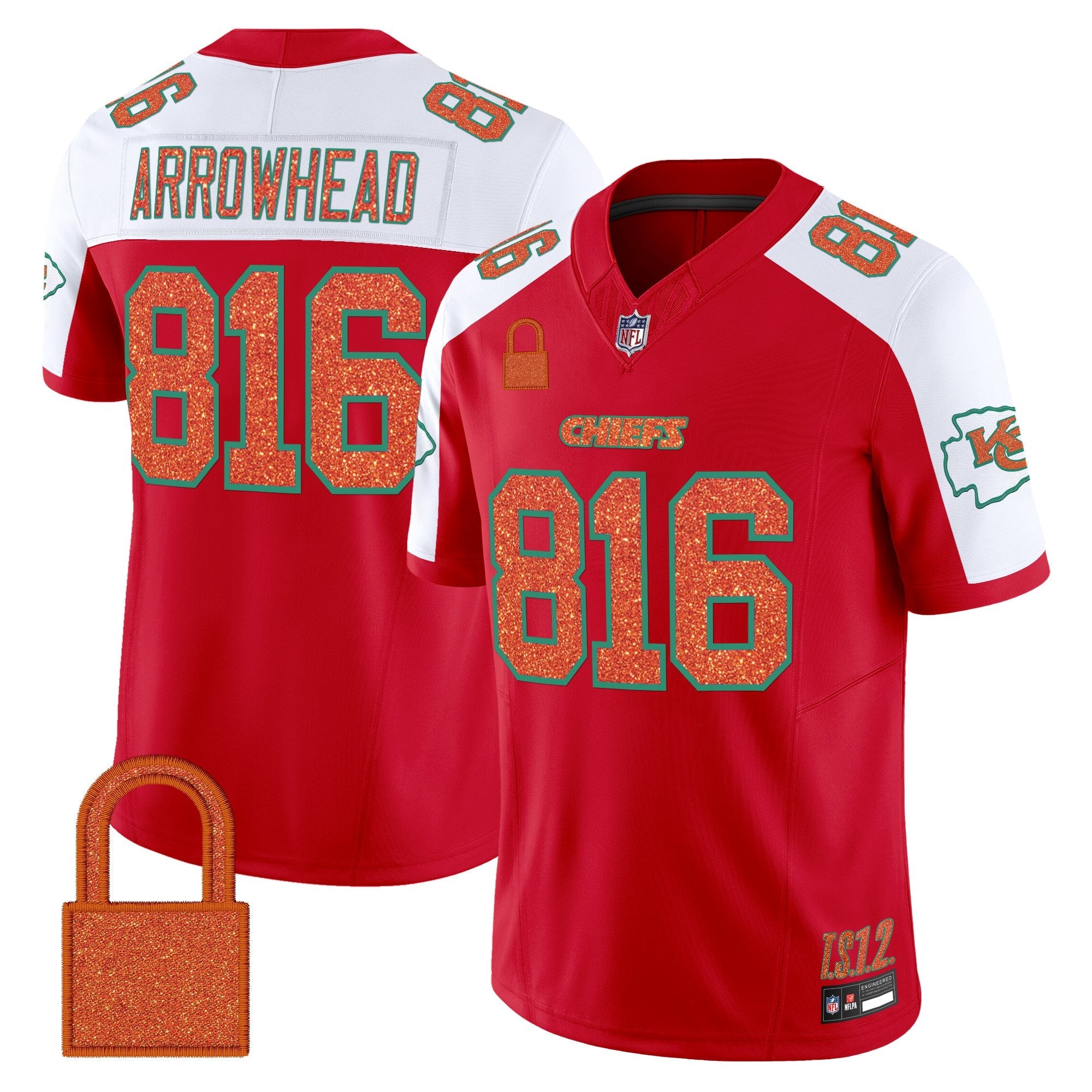Men's Kansas City Chiefs 'Taylor Swift - TS12 - The Life of a Showgirl' Vapor Limited Jersey - All Stitched