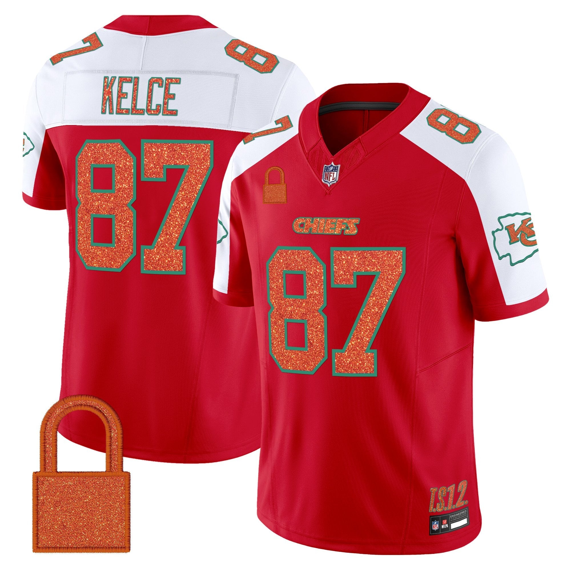 Men's Kansas City Chiefs 'Taylor Swift - TS12 - The Life of a Showgirl' Vapor Limited Jersey - All Stitched