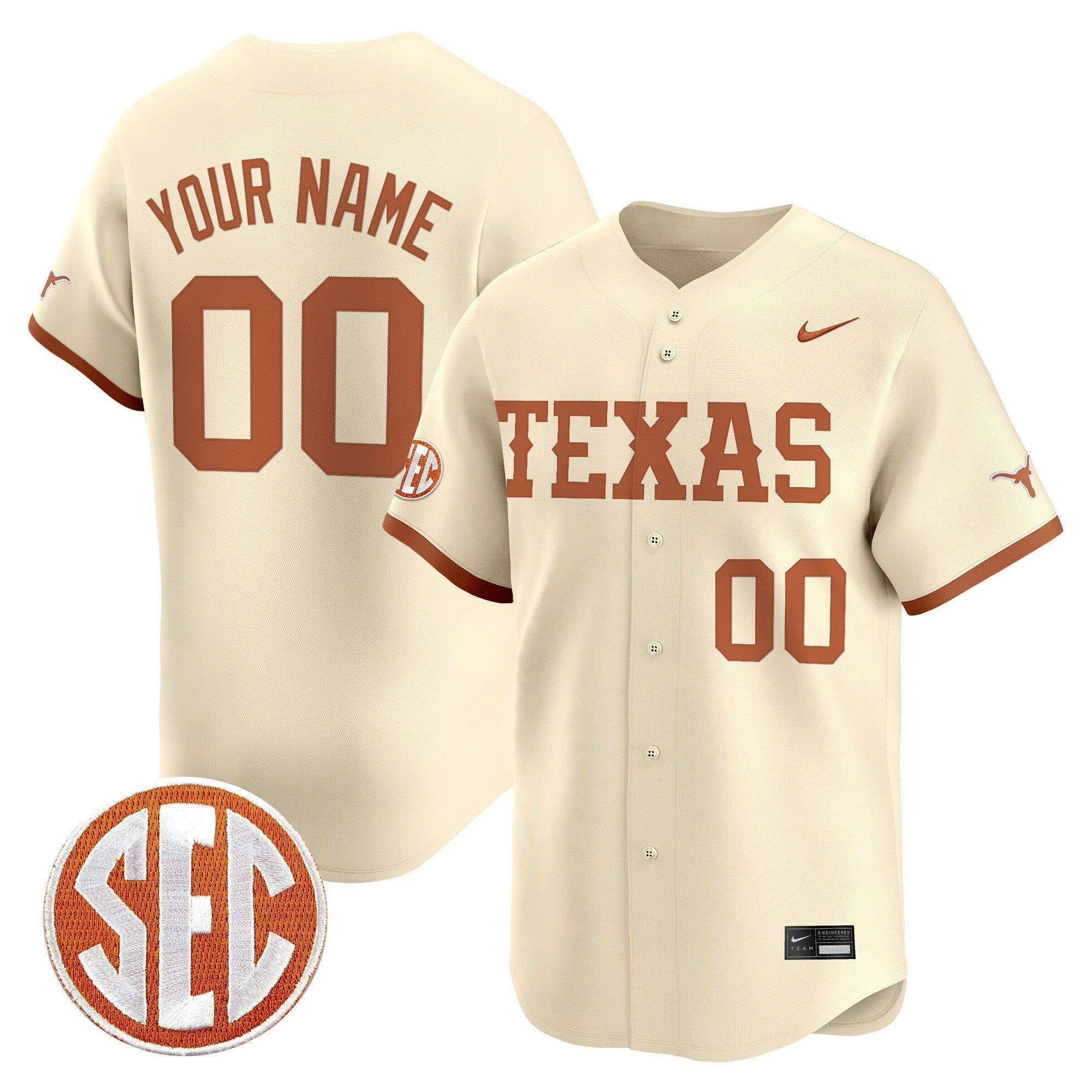 TL 2025 Vapor Baseball Custom Jersey - Stitched