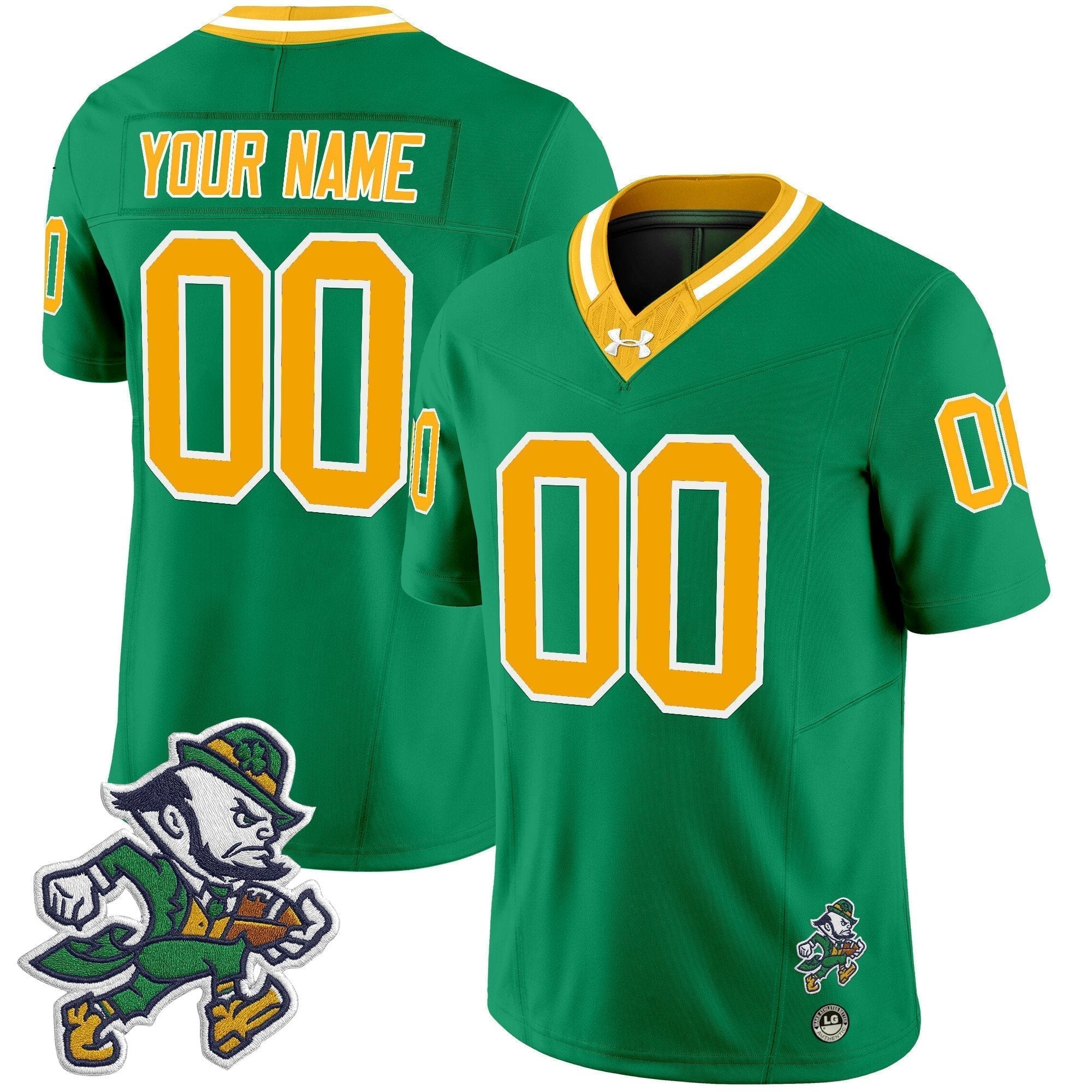NDFI 2025 'Gridiron Leprechaun Edition' Vapor Limited Custom Jersey