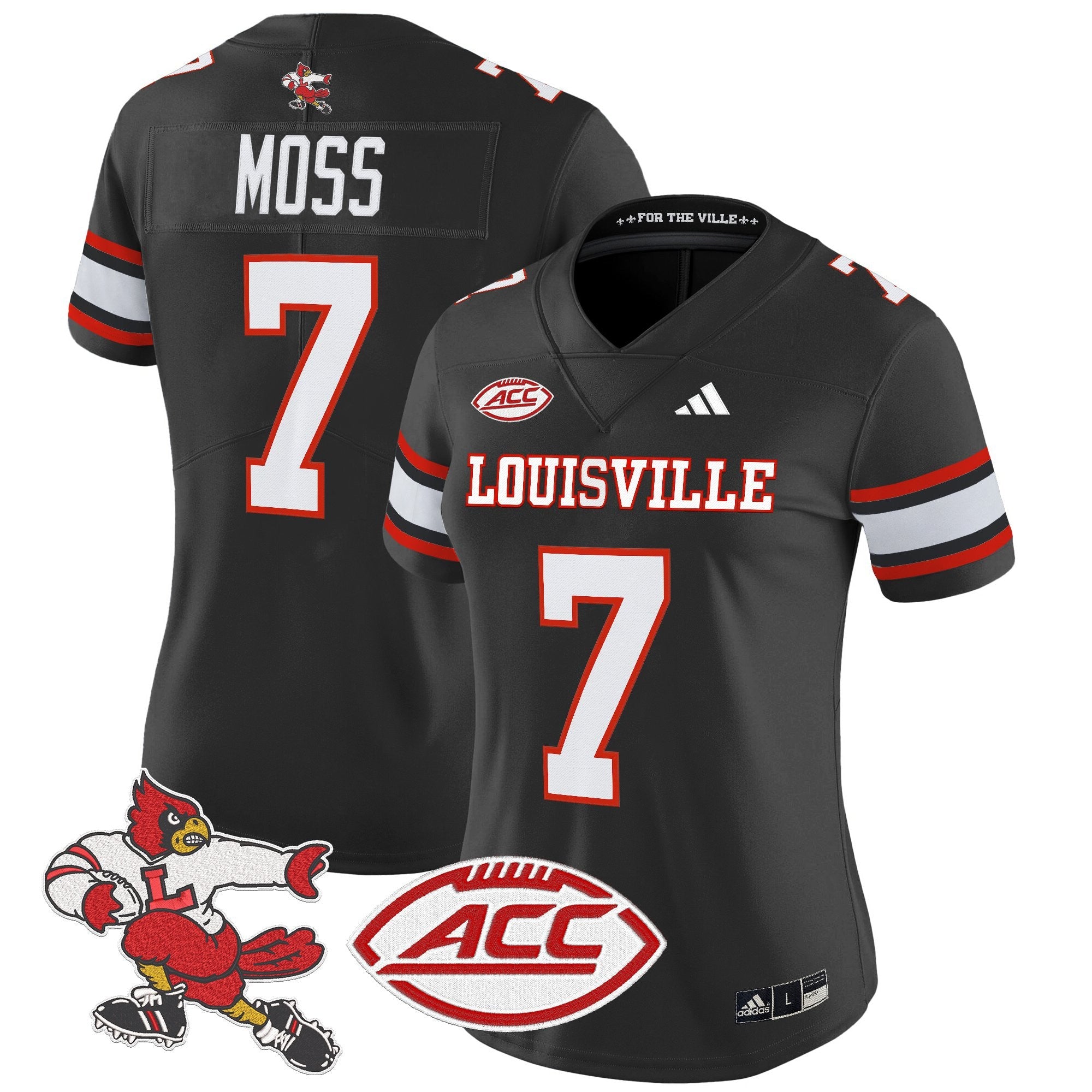Women's Louisville Cardinals '1980s Throwback' Vapor Limited Jersey - All Stitched