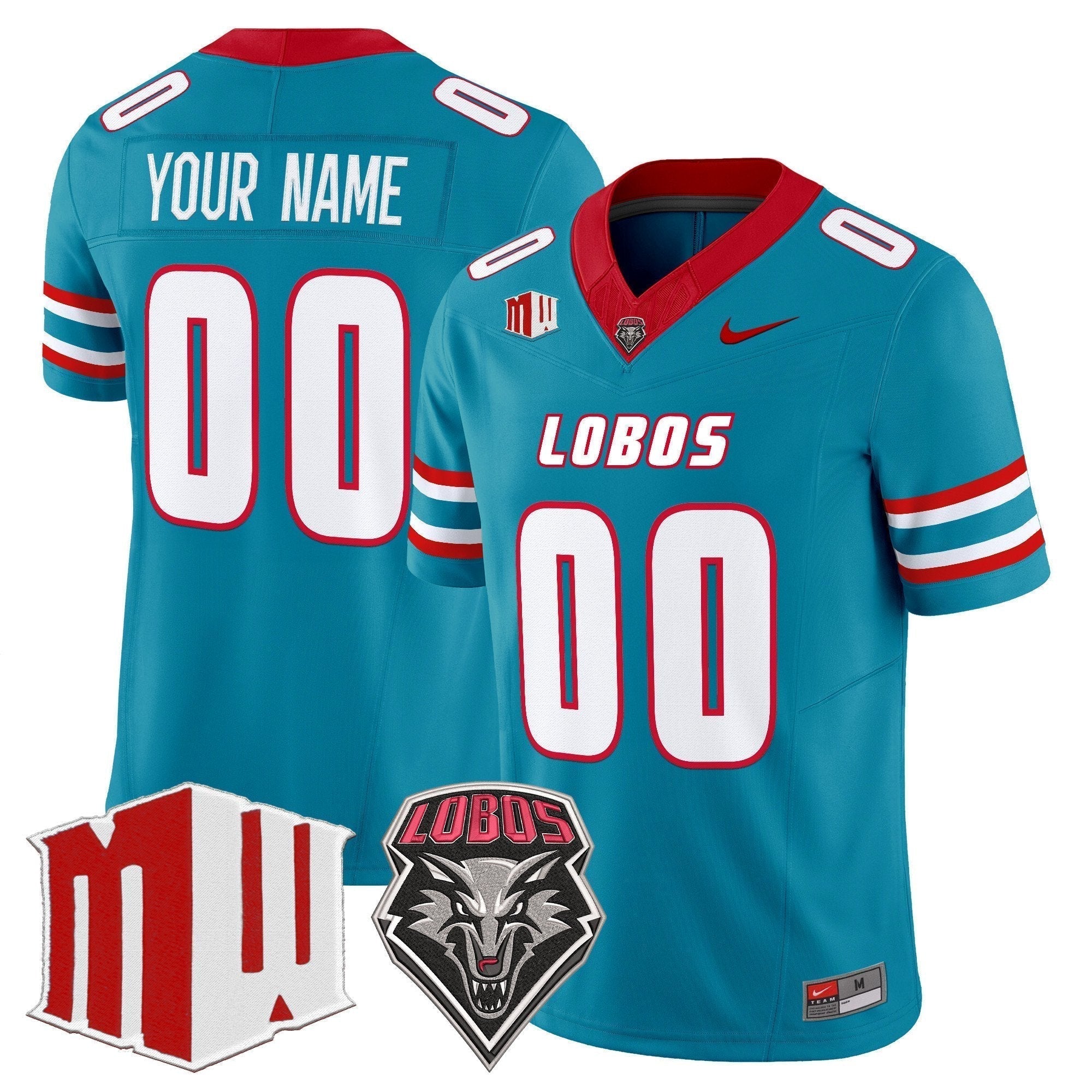 New Mexico Lobos 2025 Vapor Limited Custom Jersey