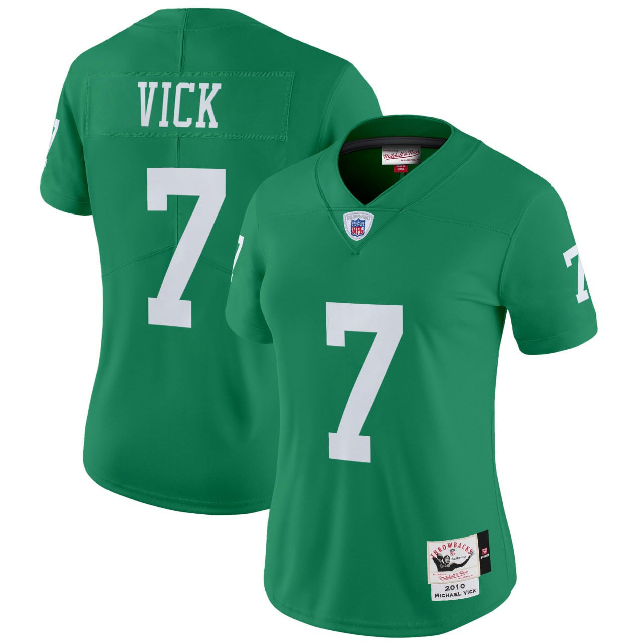 Women's Eagles Mitchell & Ness Michael Vick Elite Limited Jersey - All Stitched
