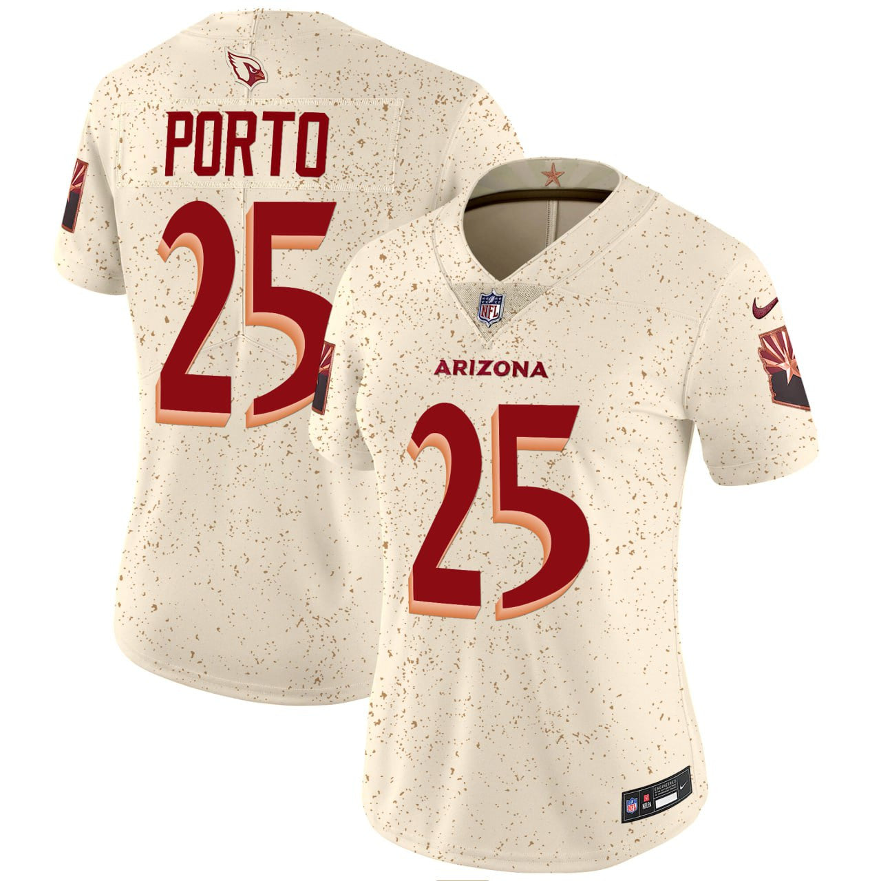 Women's Arizona Cardinals "Rivalries" Limited Jersey - All Stitched