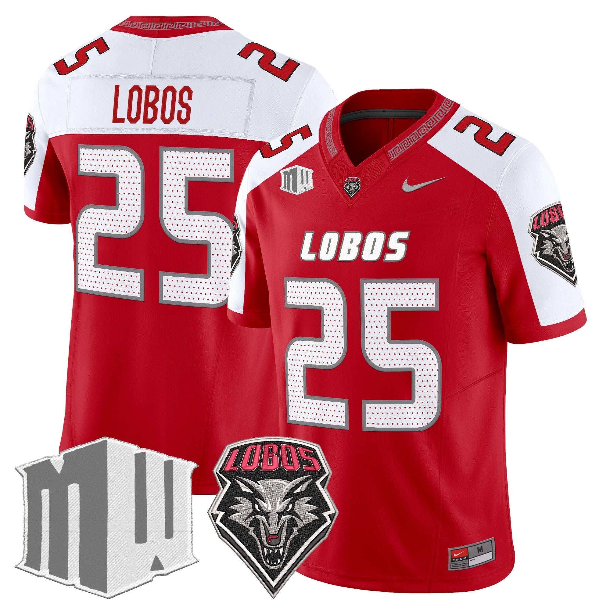New Mexico Lobos 2026 Vapor Limited Jersey - Stitched