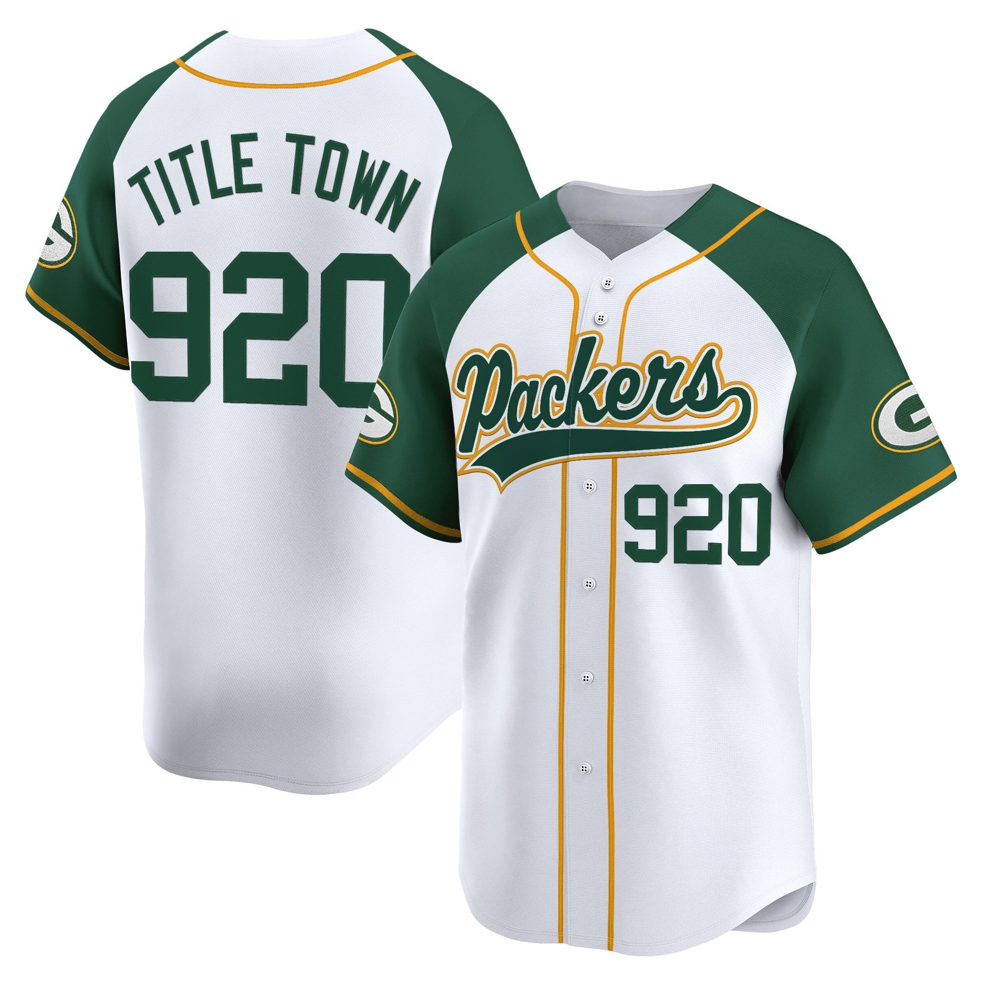 Men's Green Bay Packers 2025 Vapor Baseball Jersey - All Stitched