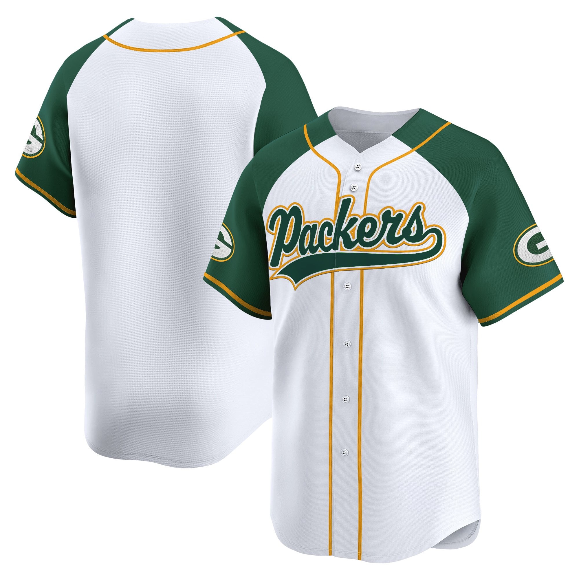 Men's Green Bay Packers 2025 Vapor Baseball Jersey - All Stitched