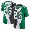 Saquon Barkley Philadelphia Eagles Split Jersey - All Stitched