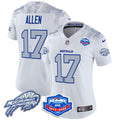 Women's Buffalo Bills 2025 "Rivalries" Vapor Limited Jersey - Farewell Season Patch - All Stitched