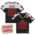 Toddler's 49ers Niner Gang Patch Customized Jersey - All Stitched
