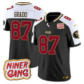 Grado 49ers Niner Gang Patch Customized Jersey - All Stitched