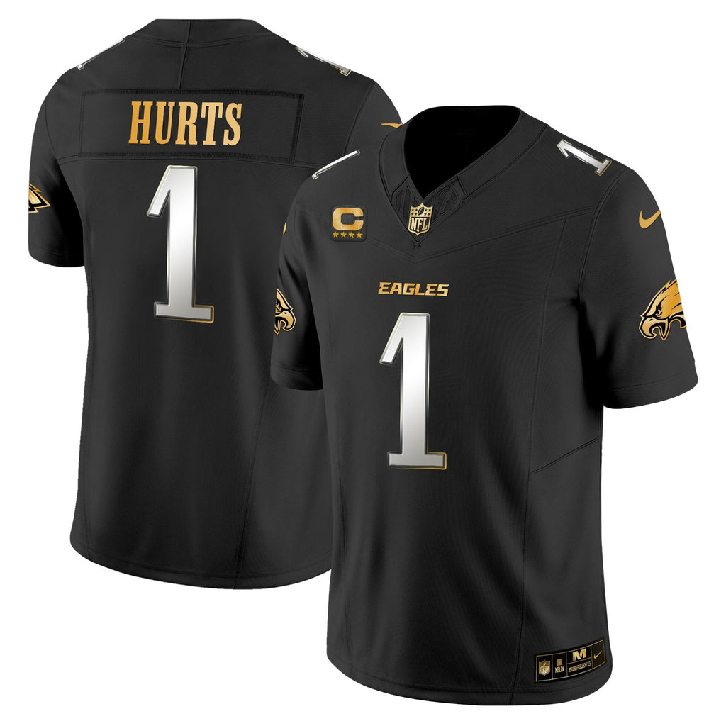 Men's Philadelphia Eagles 2025 Gold Vapor Limited Jersey - All Stitched