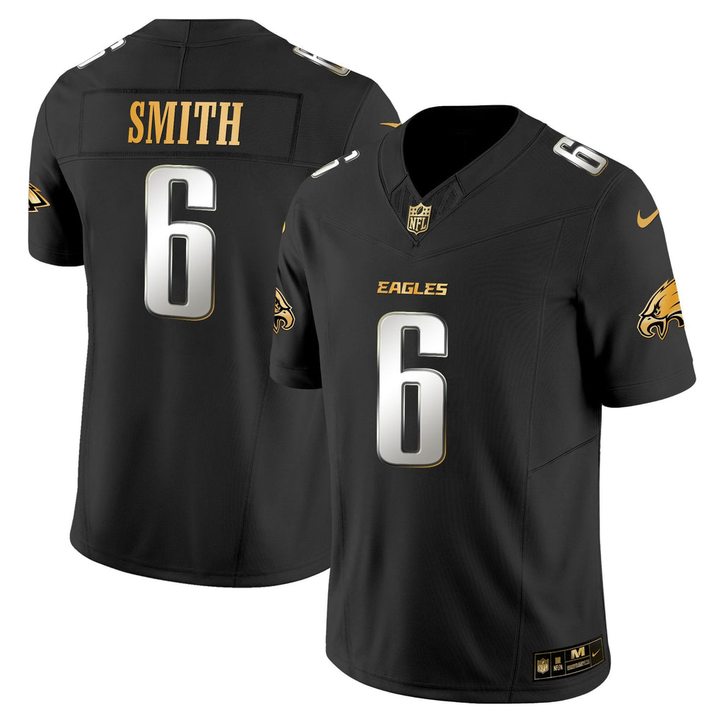 Men's Philadelphia Eagles 2025 Gold Vapor Limited Jersey - All Stitched