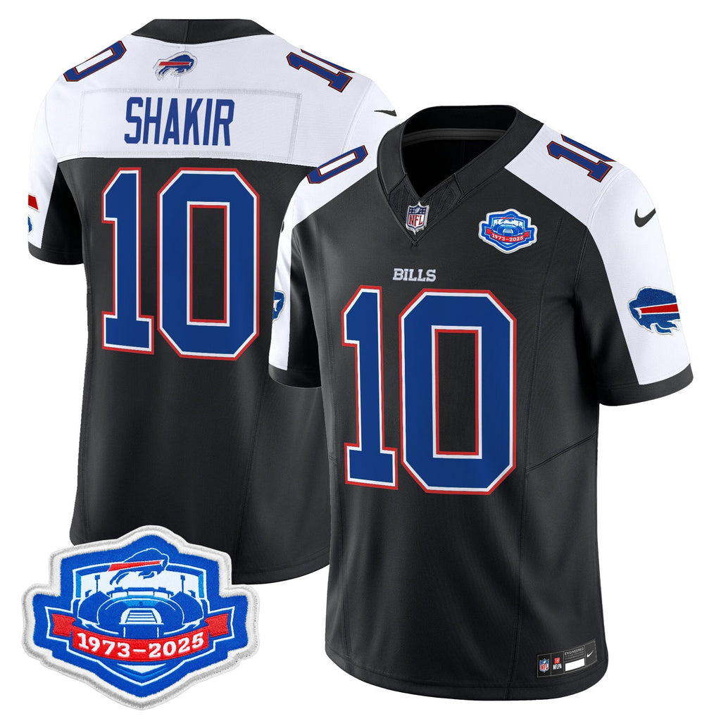 Men's Buffalo Bills 2025 Farewell Season Patch Vapor Limited Jersey - All Stitched