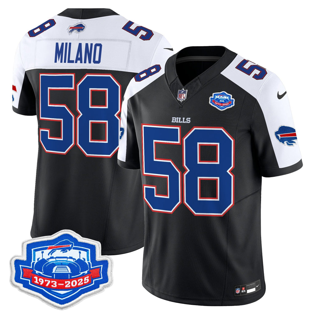 Men's Buffalo Bills 2025 Farewell Season Patch Vapor Limited Jersey - All Stitched