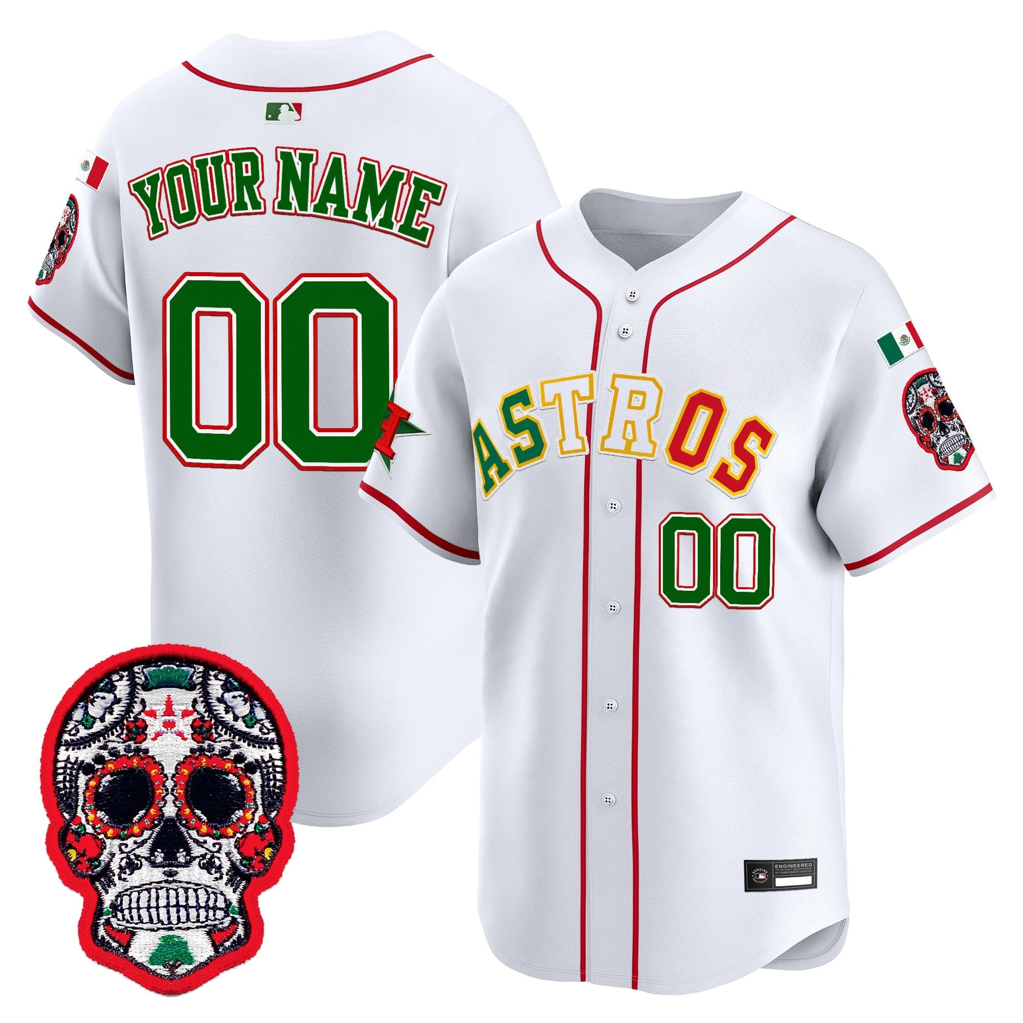 HOU Mexico 2025 'Día de los Muertos Edition' Vapor Premier Limited Custom Jersey - Stitched