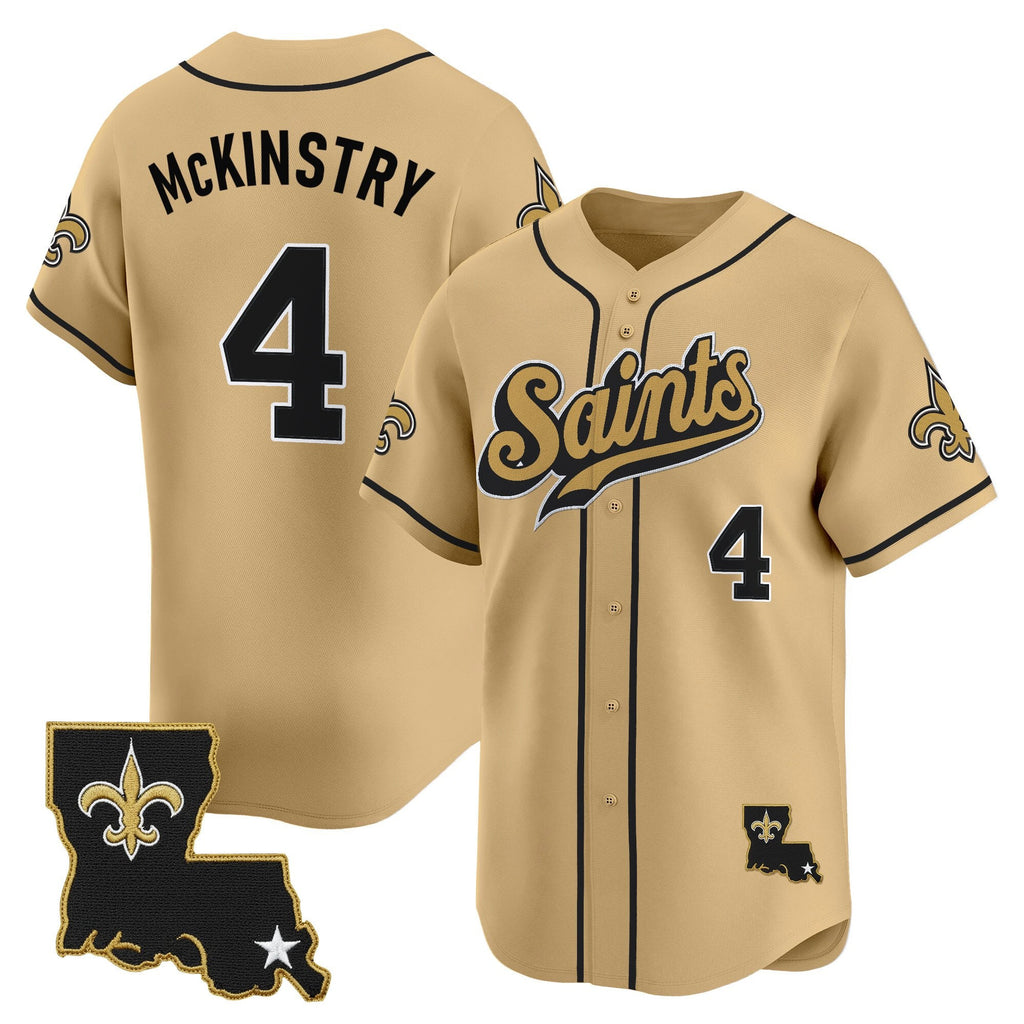 Men's New Orleans Saints 2025 Vapor Baseball Jersey - All Stitched