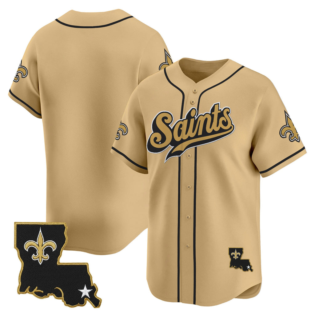 Men's New Orleans Saints 2025 Vapor Baseball Jersey - All Stitched