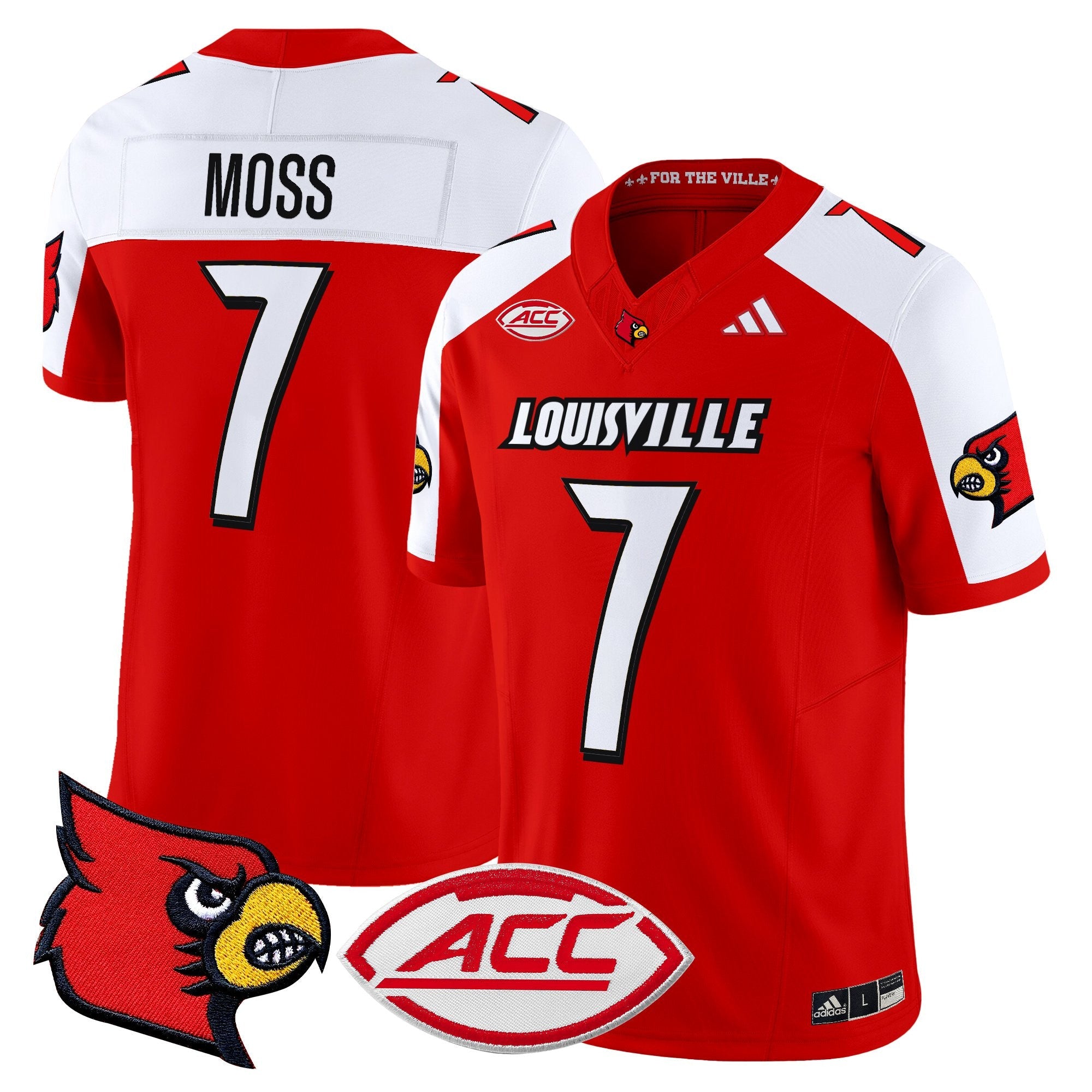 Men's Louisville Cardinals 2025 Vapor Limited Jersey - All Stitched