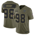 Las Vegas Raiders 2025 Salute to Service Vapor Limited Jersey - All Stitched
