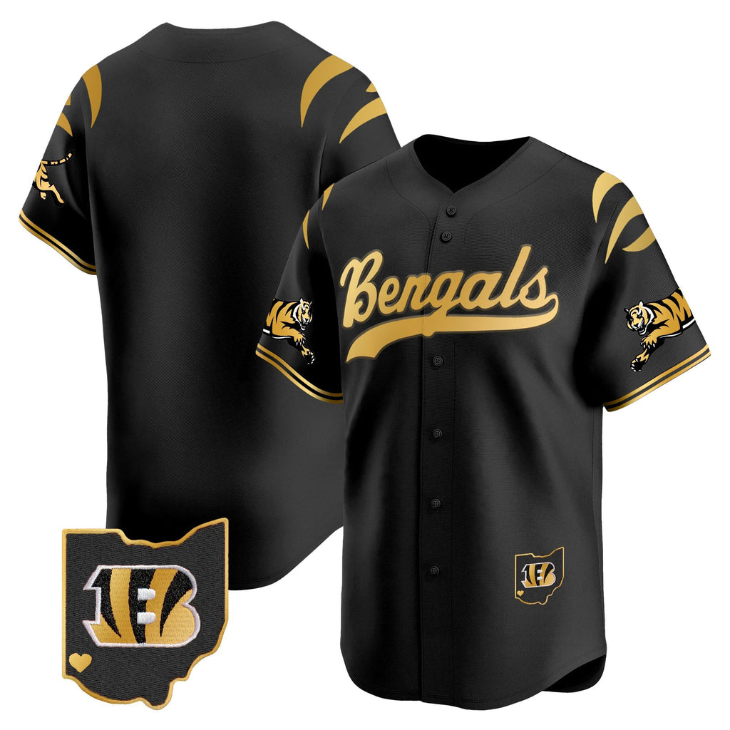 Men's Cincinnati Bengals 2025 Vapor Limited Baseball Jersey V2 - All Stitched