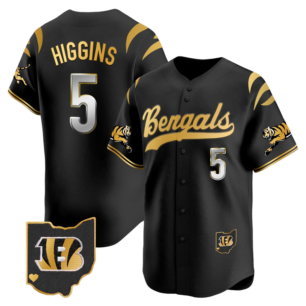 Men's Cincinnati Bengals 2025 Vapor Limited Baseball Jersey V2 - All Stitched