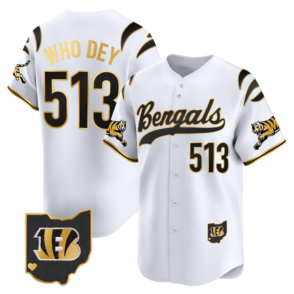 Men's Cincinnati Bengals 2025 Vapor Limited Baseball Jersey V2 - All Stitched
