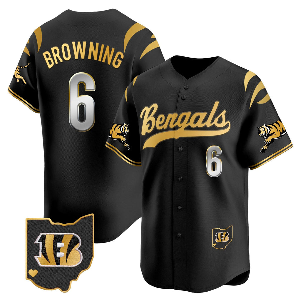 Men's Cincinnati Bengals 2025 Vapor Limited Baseball Jersey V2 - All Stitched