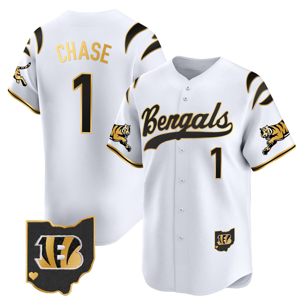Men's Cincinnati Bengals 2025 Vapor Limited Baseball Jersey V2 - All Stitched