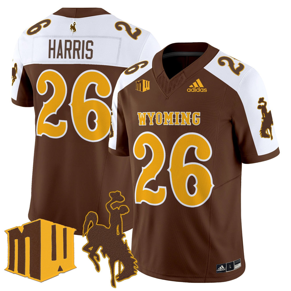 Men's Wyoming Cowboys 2025 Vapor Limited Jersey - All Stitched