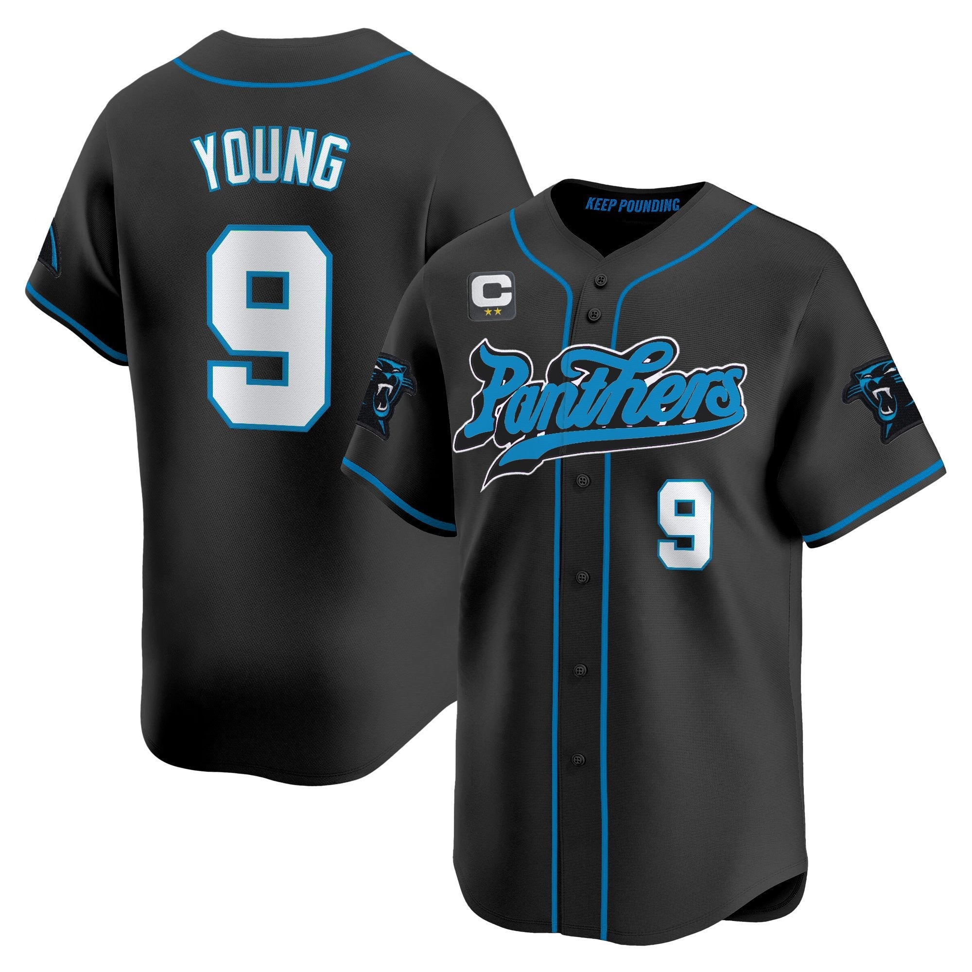 Men's Carolina Panthers 2025 Vapor Limited Baseball Jersey - All Stitched
