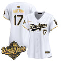 Women's LAD 2025 World Series Gold Trim Vapor Premier Limited Jersey - Stitched