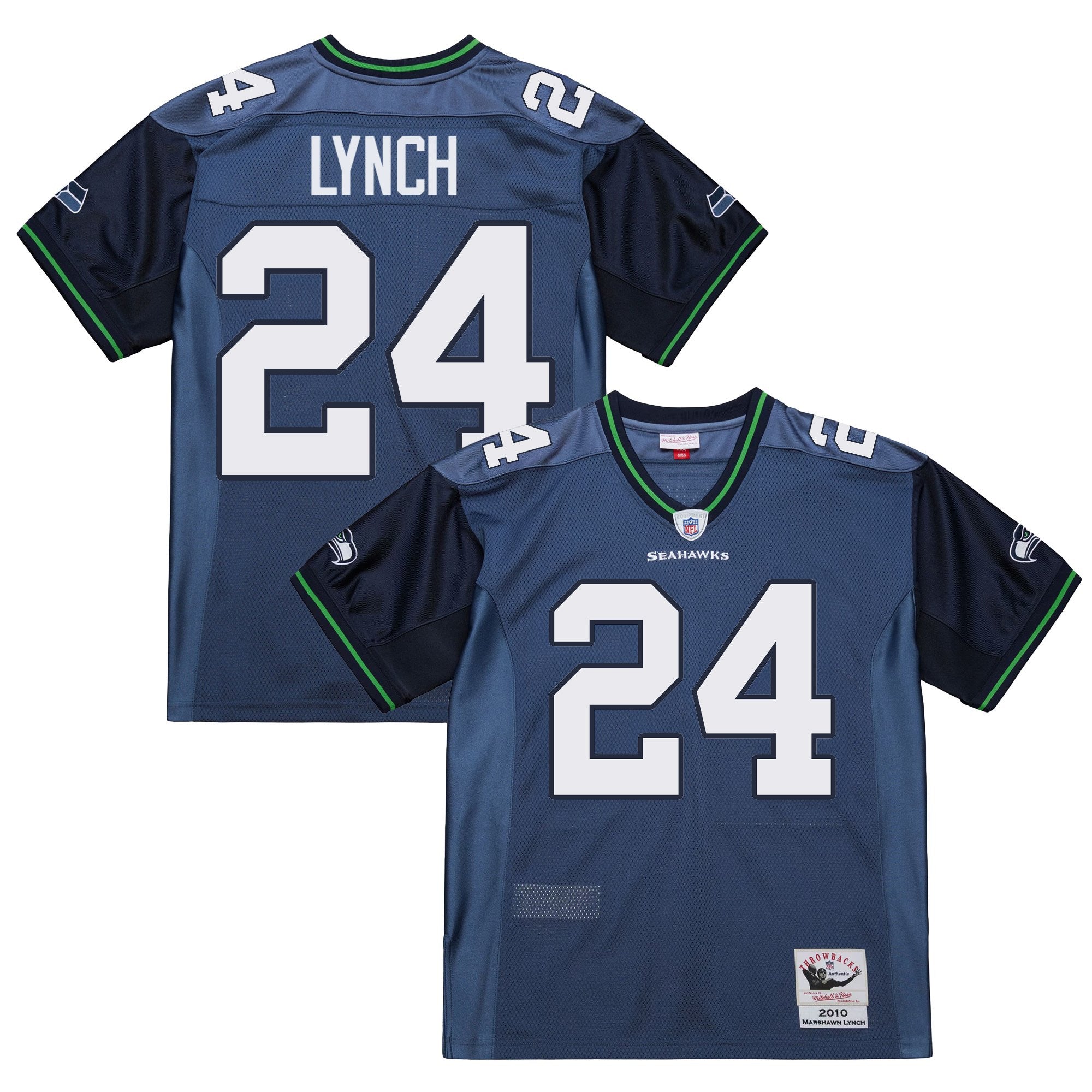 Seattle Seahawks 2010 Throwback Jersey - All Stitched