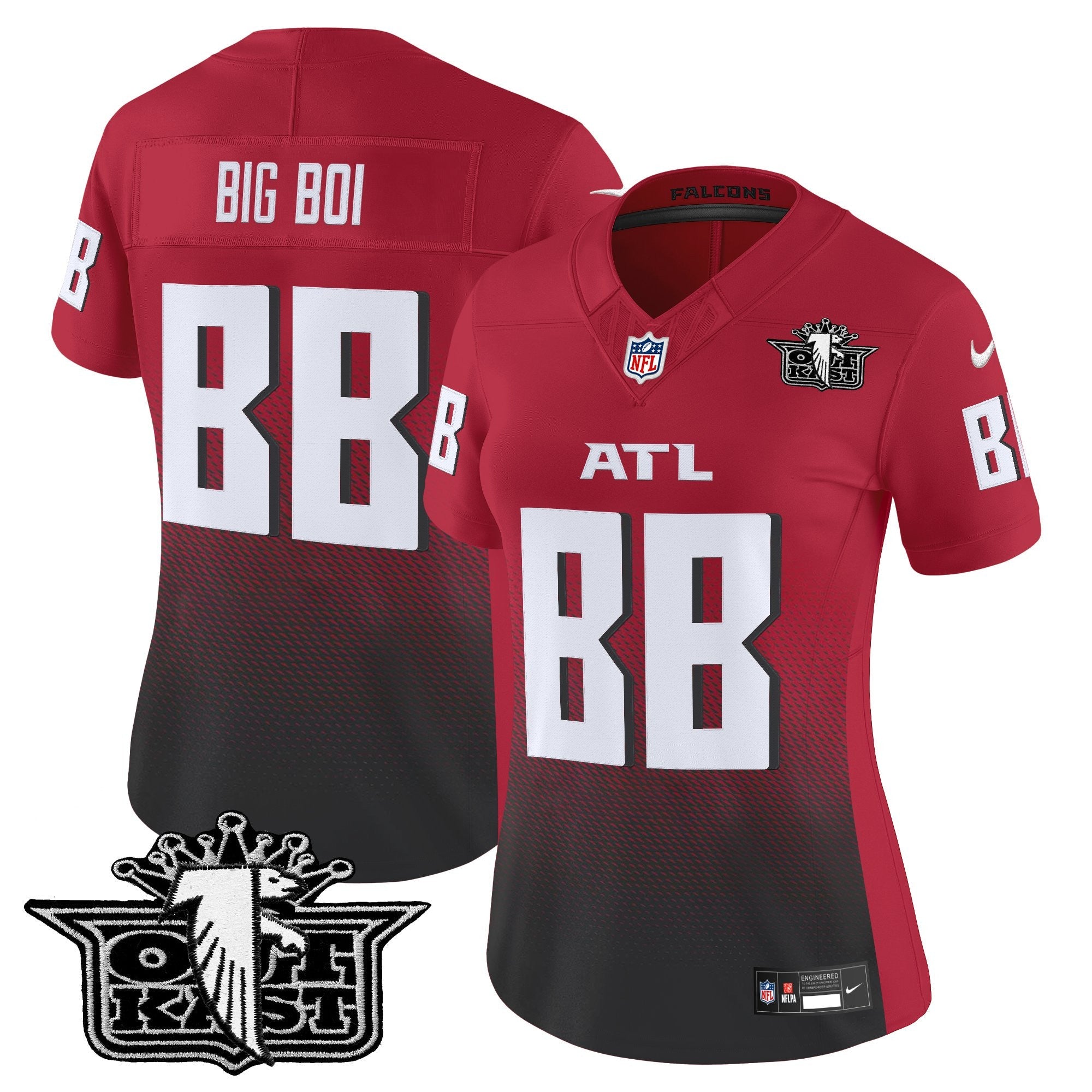 Women's Outkast x Atlanta Falcons 2025 Vapor Limited Jersey - All Stitched
