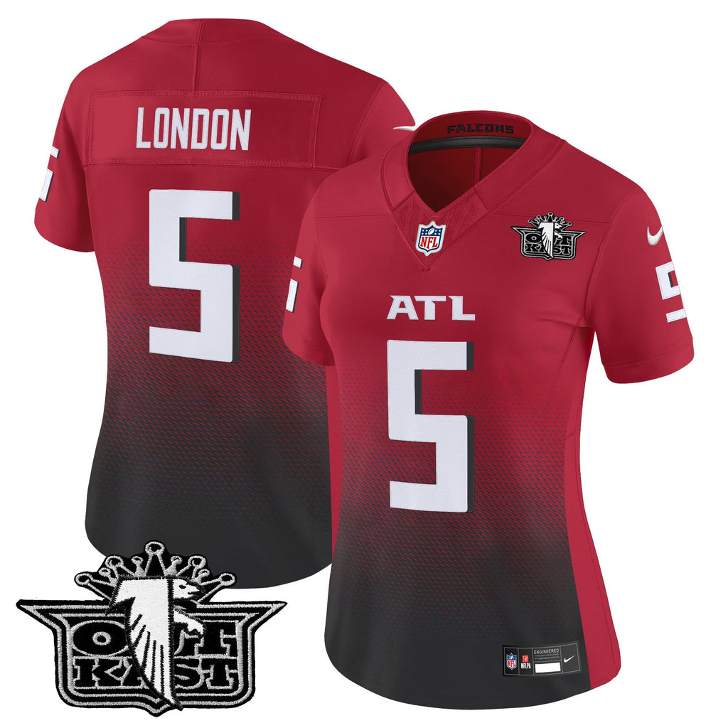 Women's Outkast x Atlanta Falcons 2025 Vapor Limited Jersey - All Stitched