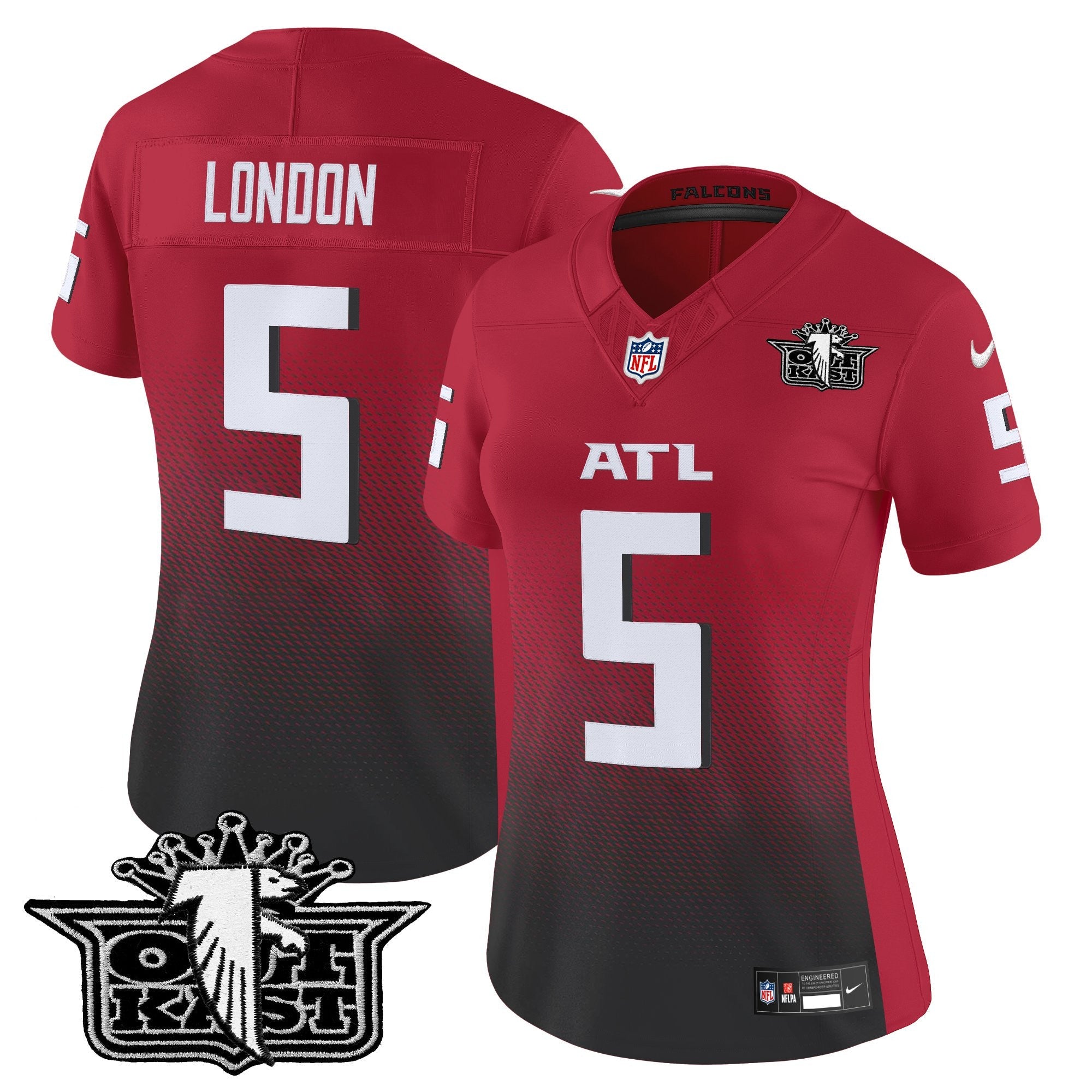 Women's Outkast x Atlanta Falcons 2025 Vapor Limited Jersey - All Stitched
