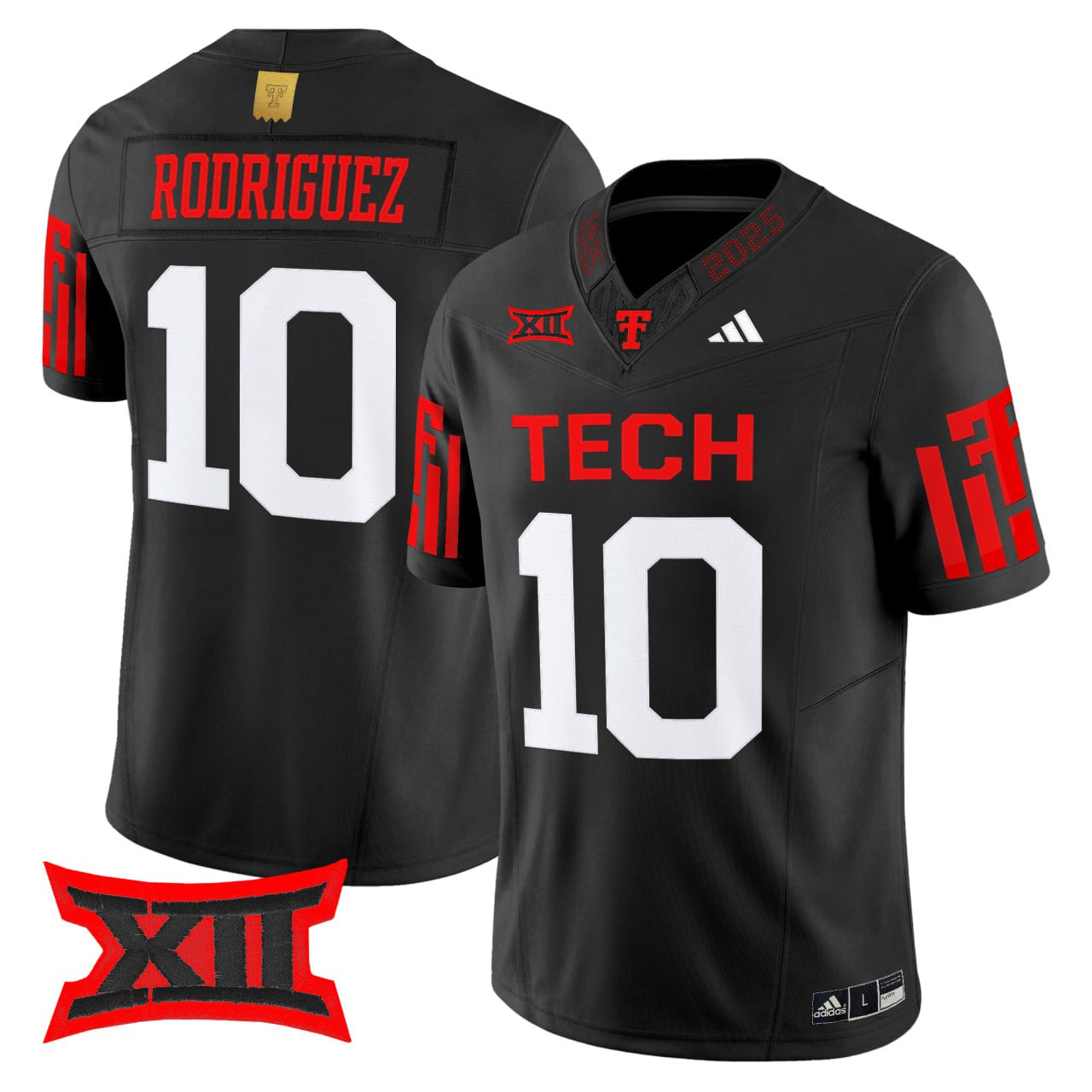 Jacob Rodriguez Texas Tech Red Raiders Limited Jersey - 100th Anniversary Patch - All Stitched