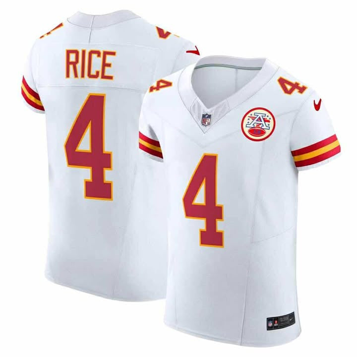 Rashee Rice Kansas City Chiefs Vapor Elite Jersey - All Stitched