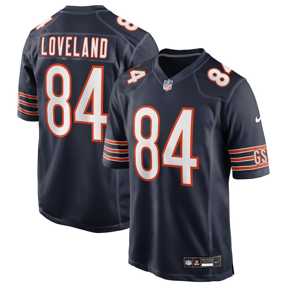 Colston Loveland Navy Chicago Bears Game Vapor Limited Jersey - All Stitched