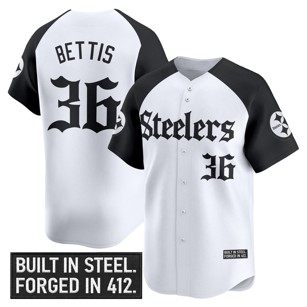 Men's Pittsburgh Steelers 'Gothic Steel City Edition' Vapor Baseball Jersey - All Stitched