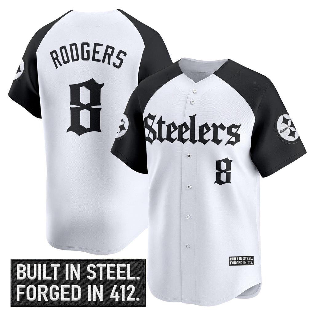 Men's Pittsburgh Steelers 'Gothic Steel City Edition' Vapor Baseball Jersey - All Stitched