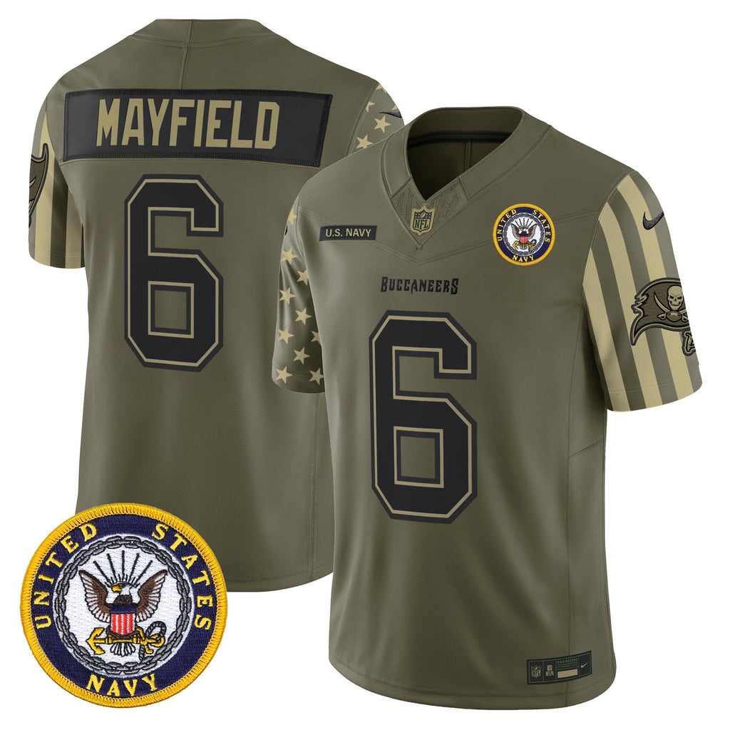 Men's Tampa Bay Buccaneers x U.S. Military Veteran Vapor Limited Jersey - All Stitched
