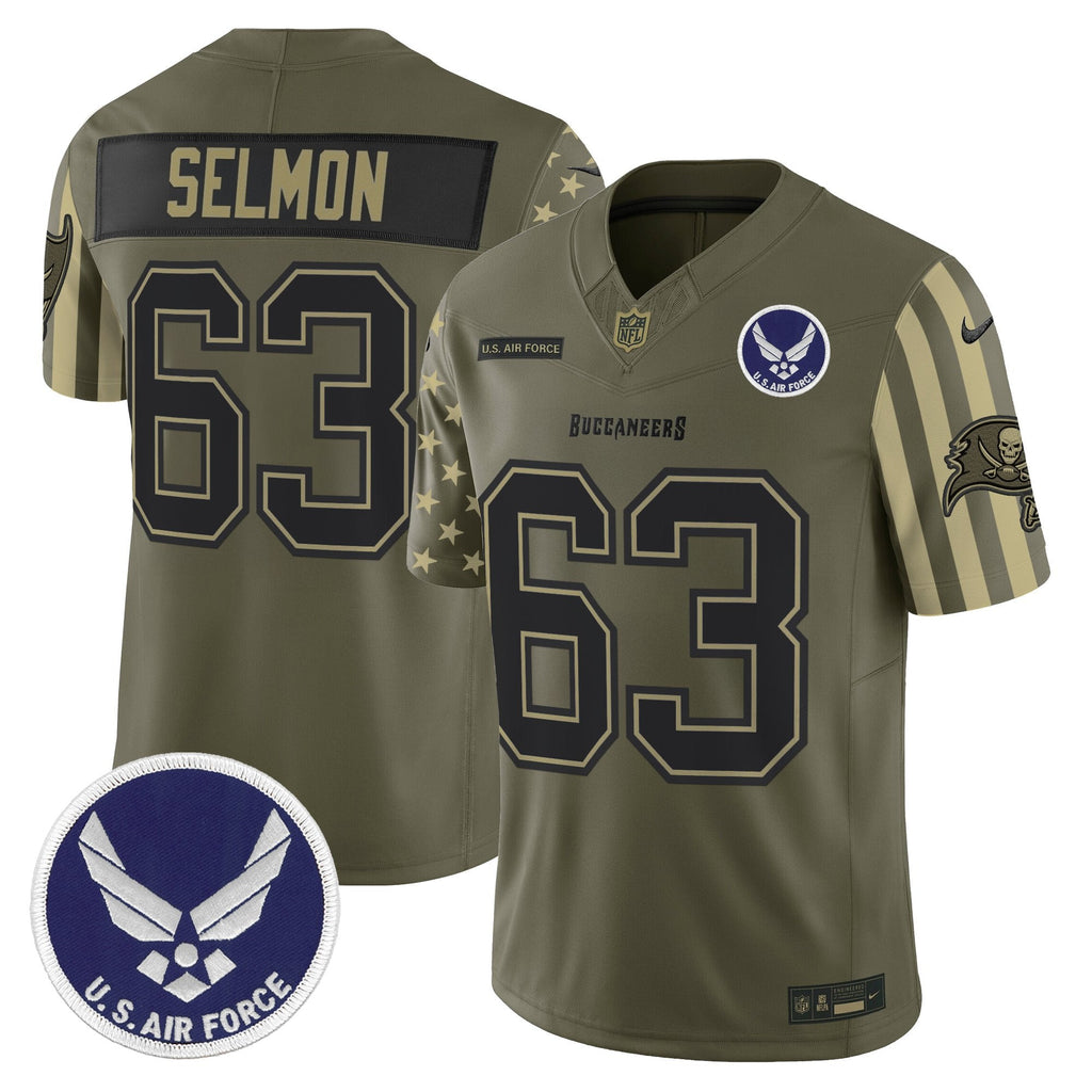 Men's Tampa Bay Buccaneers x U.S. Military Veteran Vapor Limited Jersey - All Stitched